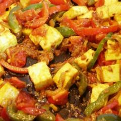 A picture of Paneer jalfrezi.