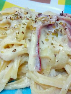 Foto resep Fettucini creamy carbonara