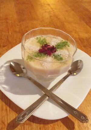 صورة لوصفة محلبي ((كريمة الأرز))🍧🍧