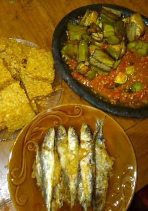 Foto resep Penyetan ndeso sambal trasi