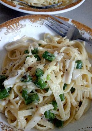 Foto resep Fettucini Carbonara ala Mayo