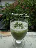 Milkshake green tea