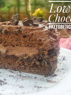 Foto resep Keto Chocolate Cake with Silky Cream #ketopads_cp_ketobeticcake