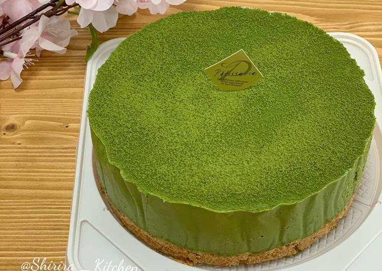 Bahan-bahan No Bake Matcha cheese Cake💕🍰 yang lezat Untuk Jualan