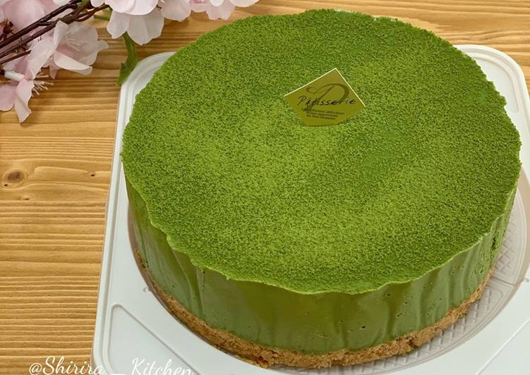 No Bake Matcha cheese Cake💕🍰