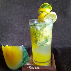 A picture of Virgin Yellow Watermelon Mojito.