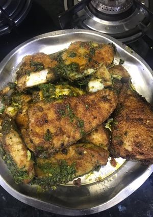 A picture of Masala Surmai Fry.