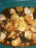 Potaje de garbanzos y Espinaca