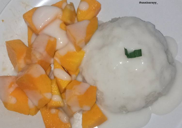 Resep Mango Sticky Rice 🍚🥭 (ข้าวเหนียวมะม่วง), Menggugah Selera