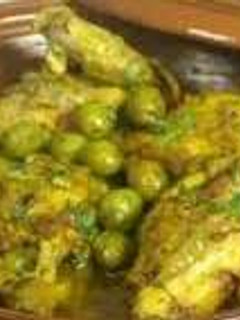 صورة لوصفة طاجين مغربي بالزيتون