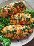 Stuffed Chicken Breast with Peppers and Cheese