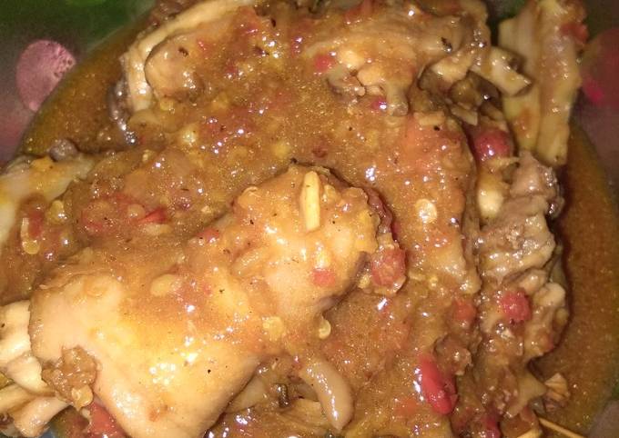 Ayam rica rica pedas manis