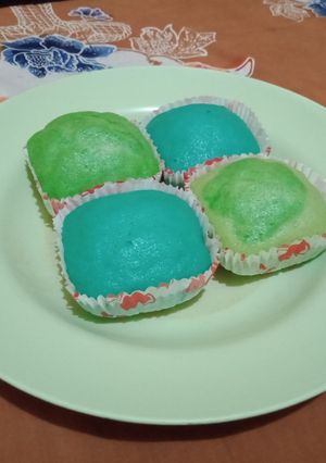 Foto resep Cupcake Kukus Warna Warni Tanpa Mixer Ala Nina Savitri