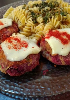 Una foto de Hamburguesas de Remolacha