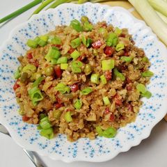 A picture of Low Carb Cauliflower Fried Rice.