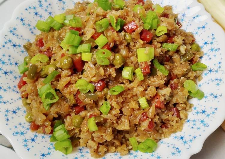 Step-by-Step Guide to Prepare Quick Low Carb Cauliflower Fried Rice