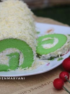 Foto resep Bolu gulung pandan
