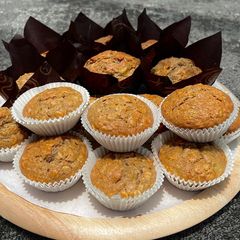 A picture of ~Banana Oat Muffins~.