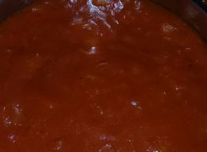 Una foto de Salsa para pizza