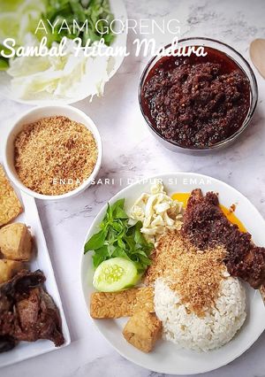 Foto resep Ayam Goreng Sambal Hitam Madura