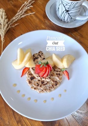 Foto resep Pancake Oat Chia Seed