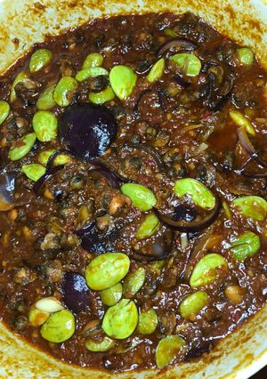 Gambar Sambal kerang petai