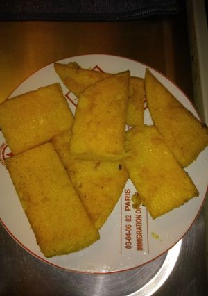 Una foto de Bastones de polenta