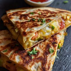 Pizza Paratha A picture of Pizza Paratha.