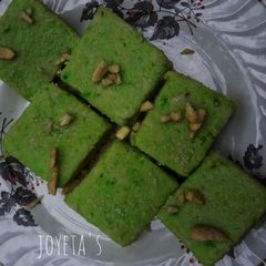 A picture of Green pea sandesh.