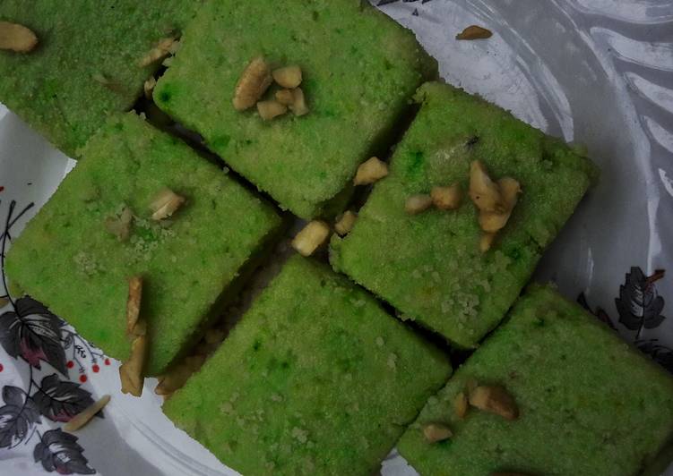 Steps to Prepare Perfect Green pea sandesh