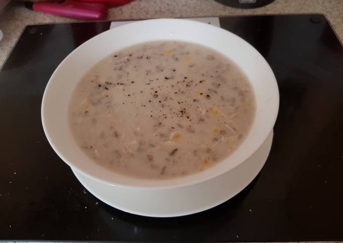 How to Make Ultimate My Creamy Chicken Sweetcorn & Barley soup. 😀