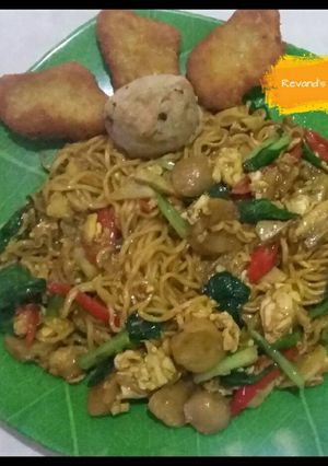 Foto resep Mie goreng pedas