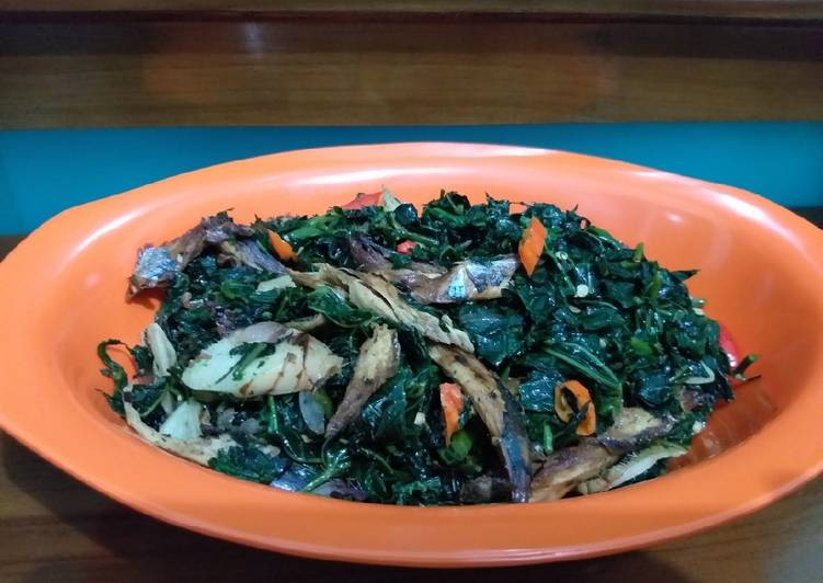 Resep Tumis Daun Pepaya Jepang + Ikan Pindang Lezat