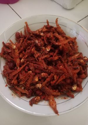 Foto resep Balado Teri dan Kacang Tanah