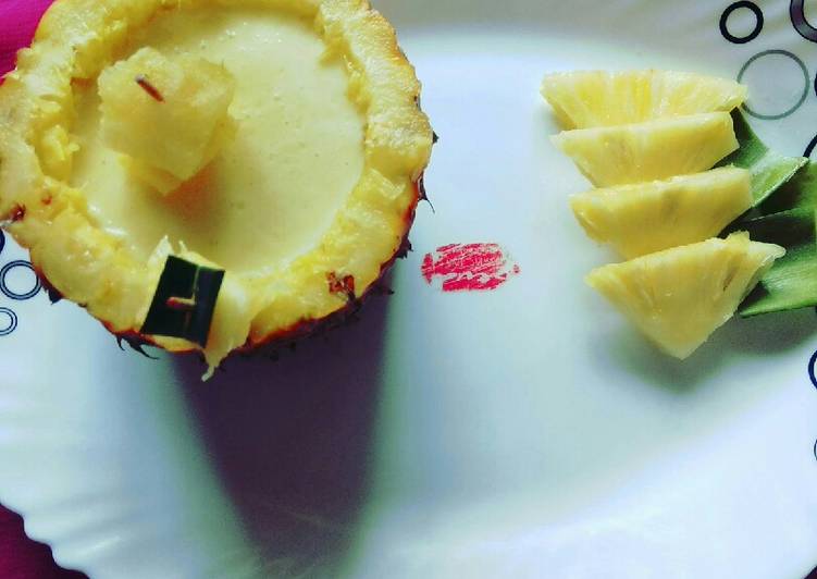 How to Make Favorite Pineapple shake
