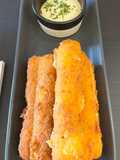 Palitos de queijo crocantes