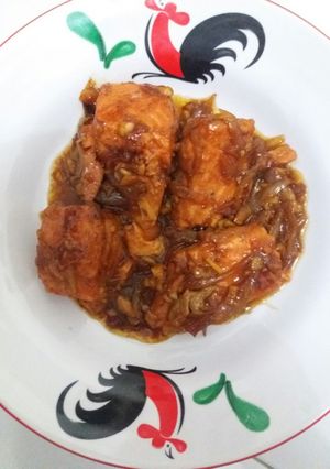 Foto resep 65. Salmon tumis bombay