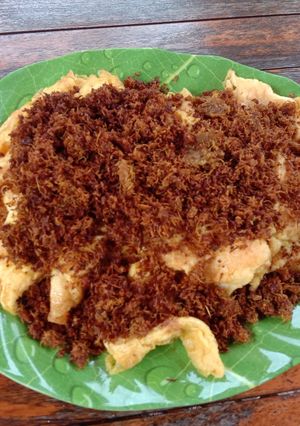 Foto resep Telur dadar serundeng