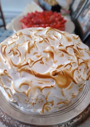 Una foto de Torta de limón merengada
