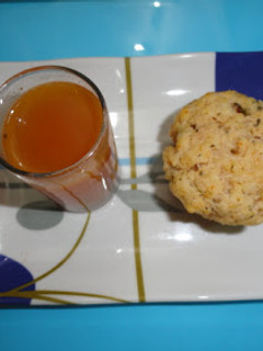 A picture of Tomato and Carrot Clear Soup.