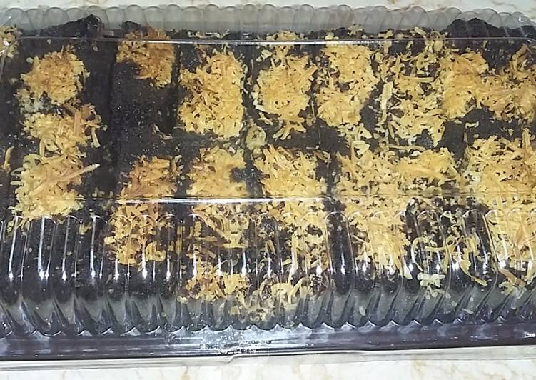 Brownies keju coklat panggang