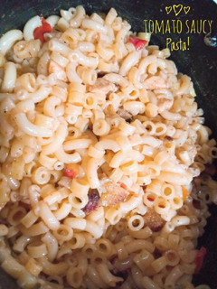 A picture of Tomato Saucy Pasta!.