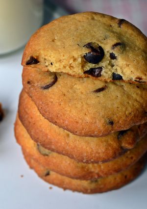Una foto de Galletas con chips de chocolate