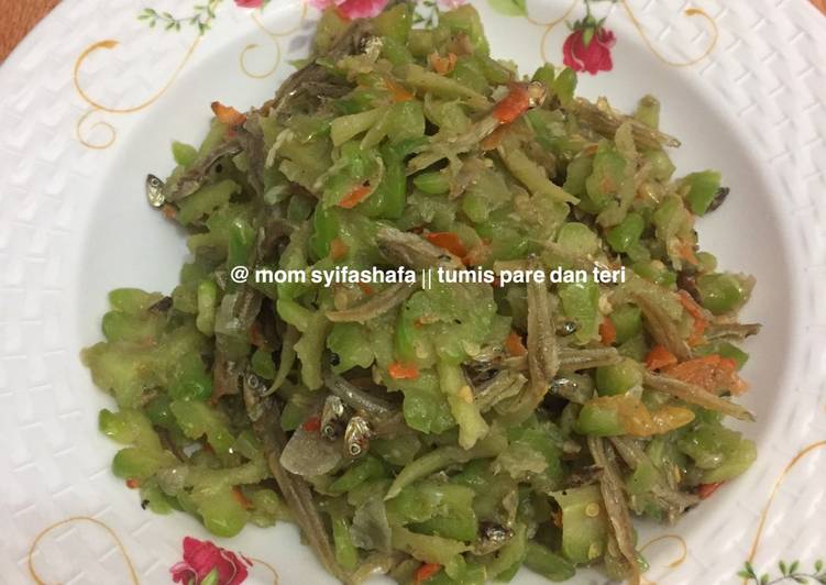 Resep: Makan di DimeTumis pedas pare dan teri