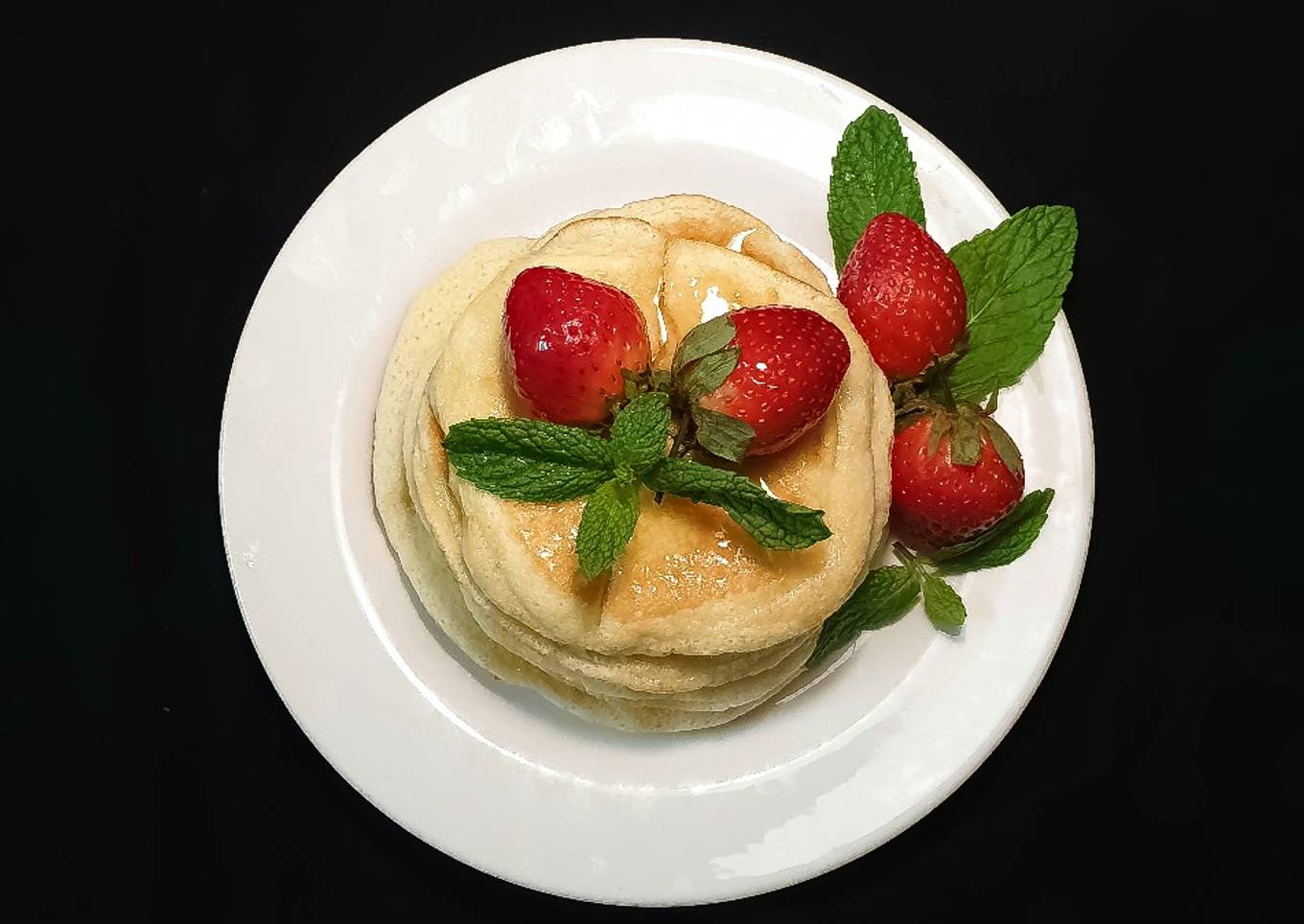 Crushed pancakes