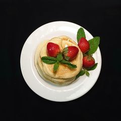 A picture of Fluffy pancakes.