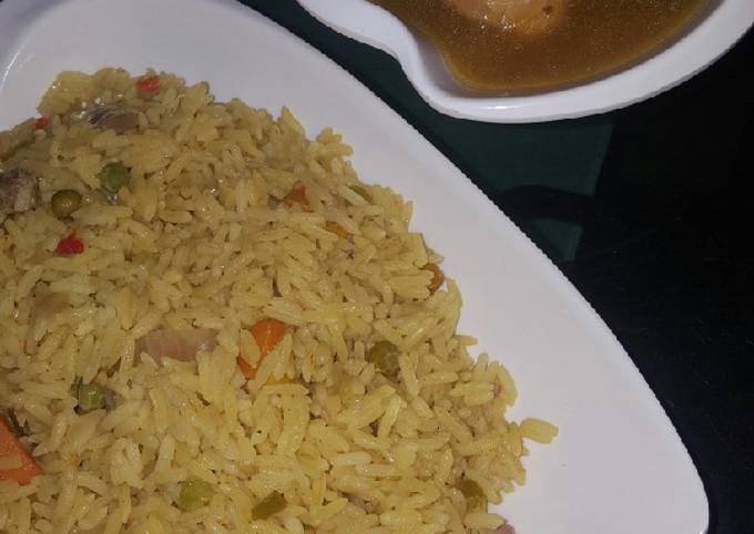 Easiest Way to Prepare Thomas Keller Fried Rice &amp; chicken gravy