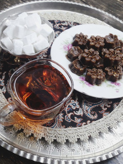 عکسی از دستور حلوای آرد نخودچی+ارده