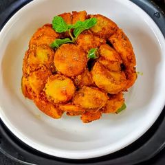 A picture of Arbi Masala Fry.