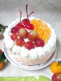 Cake Coklat Topping Buah